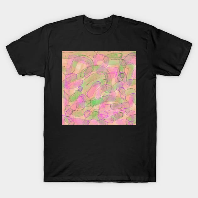 Amoebas Abstract T-Shirt by Klssaginaw